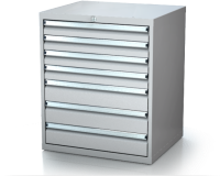 Dielenské zásuvkové skrine 17U - š 710 xh 750 mm DKP 3636 17U 7