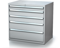 Dielenské zásuvkové skrine 17U - š 860 xh 600 mm DKP 4527 17U 5
