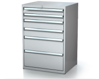 Dielenské zásuvkové skrine 21U - š 710 xh 600 mm DKP 3627 21U 6