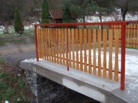 Zábradlie - oceľ-drevo MM700120