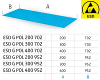 Individuálny program pre stoly ALCERA® a ALPEDE® ESD G POL 400 702