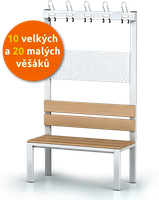 Lavice s věšáky S1L 200 V