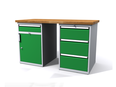 Dílenské stoly ALCERA® PROFI ALCERA_P15_1ZD_3Z