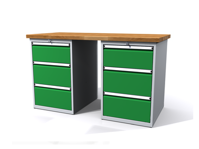 Dílenské stoly ALCERA® PROFI ALCERA_P15_3Z_3Z