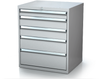 Dielenské zásuvkové skrine 17U - š 710 xh 600 mm DKP 3627 17U 5