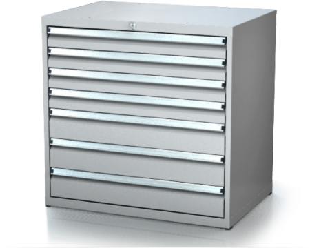 Dielenské zásuvkové skrine 17U - š 860 xh 600 mm DKP 4527 17U 6