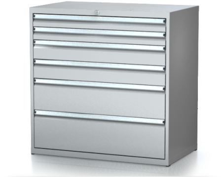 Dielenské zásuvkové skrine 21U - š 1014 xh 750 mm DKP 5436 21U 6