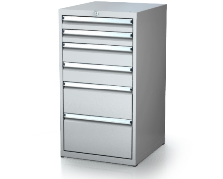 Dielenské zásuvkové skrine 21U - š 555 xh 600 mm DKP 2727 21U 6