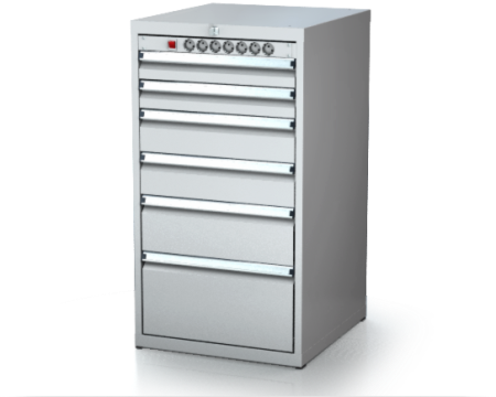 Dielenské zásuvkové skrine 21U - š 555 xh 600 mm DKP 2727 21U 6K EH