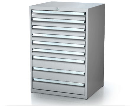 Dielenské zásuvkové skrine 21U - š 710 xh 600 mm DKP 3627 21U 9