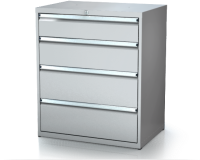 Dielenské zásuvkové skrine 21U - š 860 xh 600 mm DKP 4527 21U 4