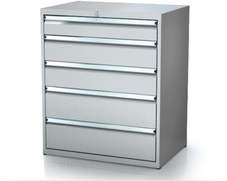 Dielenské zásuvkové skrine 21U - š 860 xh 600 mm DKP 4527 21U 5