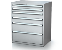 Dielenské zásuvkové skrine 21U - š 860 xh 600 mm DKP 4527 21U 6