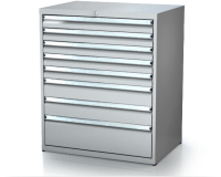 Dielenské zásuvkové skrine 21U - š 860 xh 600 mm DKP 4527 21U 8