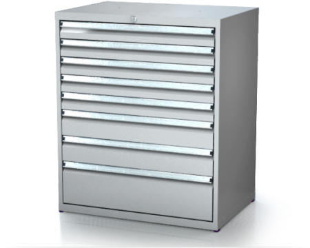 Dielenské zásuvkové skrine 21U - š 860 xh 600 mm DKP 4527 21U 8