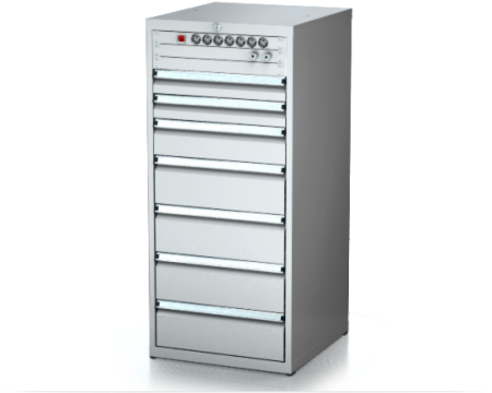 Dielenské zásuvkové skrine 26U - š 555 xh 600 mm DKP 2727 26U 7L EVH