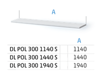 Individuálny program pre systémové stoly ALSOR® DL POL 300 1940 S