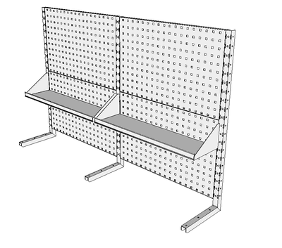 Nástavby dílenských stolů NAS_15_2P200