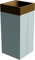 Odpadkový kôš - betón-laminát MM800055