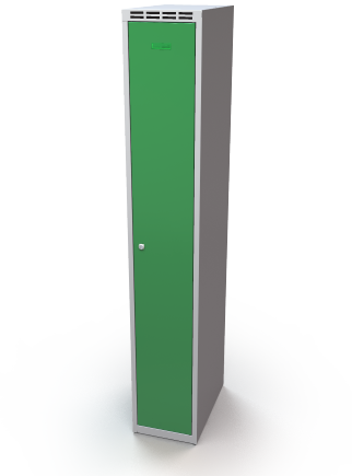 Šatníková skrinka Aldop - dvojplášťové dvere, šírka / počet oddelenia: 300 mm / 1