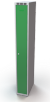 Šatníková skrinka Alsin - jednoplášťové dvere, šírka / počet oddelenia: 250 mm / 1