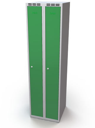 Šatníková skrinka Alsin - jednoplášťové dvere, šírka / počet oddelenia: 250 mm / 2