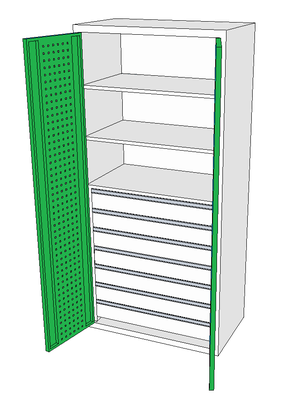 Dílenské skříně DSP 92 1_7x3