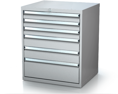 Dielenské zásuvkové skrine 17U - š 710 xh 600 mm DKP 3627 17U 6