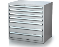 Dielenské zásuvkové skrine 17U - š 860 xh 600 mm DKP 4527 17U 7