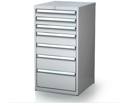 Dielenské zásuvkové skrine 21U - š 555 xh 600 mm DKP 2727 21U 7
