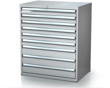 Dielenské zásuvkové skrine 21U - š 860 xh 600 mm DKP 4527 21U 9